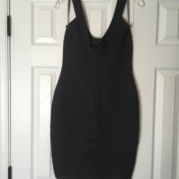 Herve Leger Lurex Essentials City Dark Night SzS - Picture 5 of 7